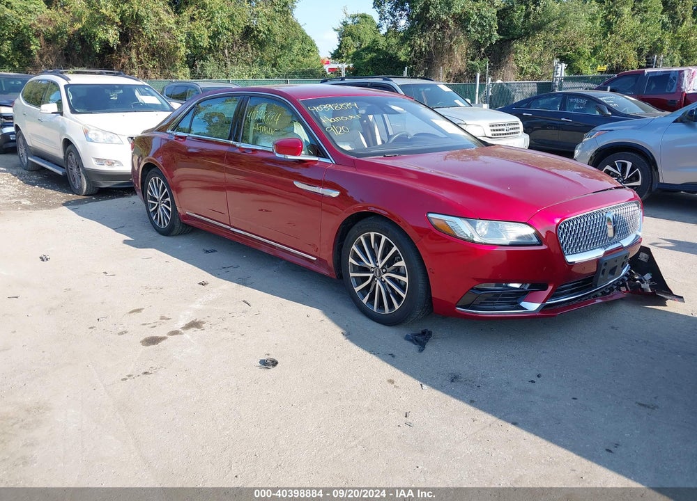 2017 LINCOLN CONTINENTAL SELECT VIN: 1LN6L9TP8H5605540