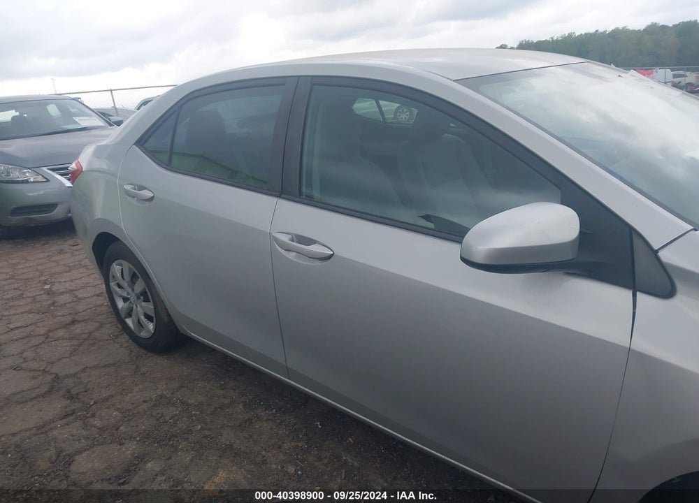 2015 TOYOTA COROLLA LE VIN: 2T1BURHEXFC244237