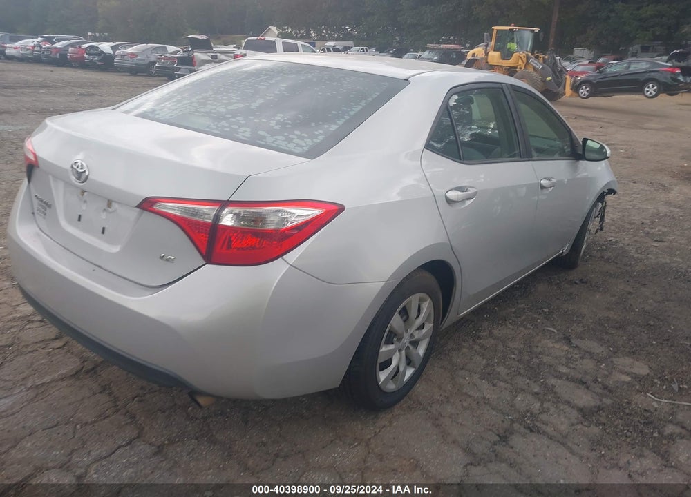2015 TOYOTA COROLLA LE VIN: 2T1BURHEXFC244237