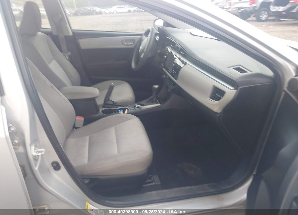 2015 TOYOTA COROLLA LE VIN: 2T1BURHEXFC244237