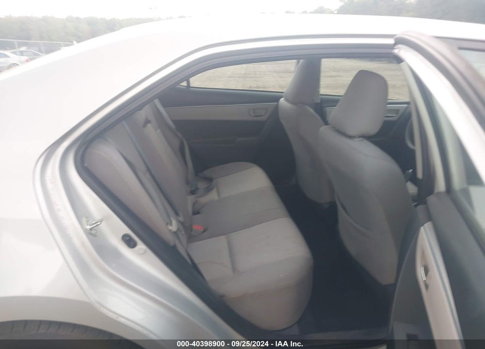 2015 TOYOTA COROLLA LE VIN: 2T1BURHEXFC244237