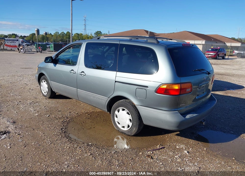2000 TOYOTA SIENNA LE VIN: 4T3ZF13C4YU199563