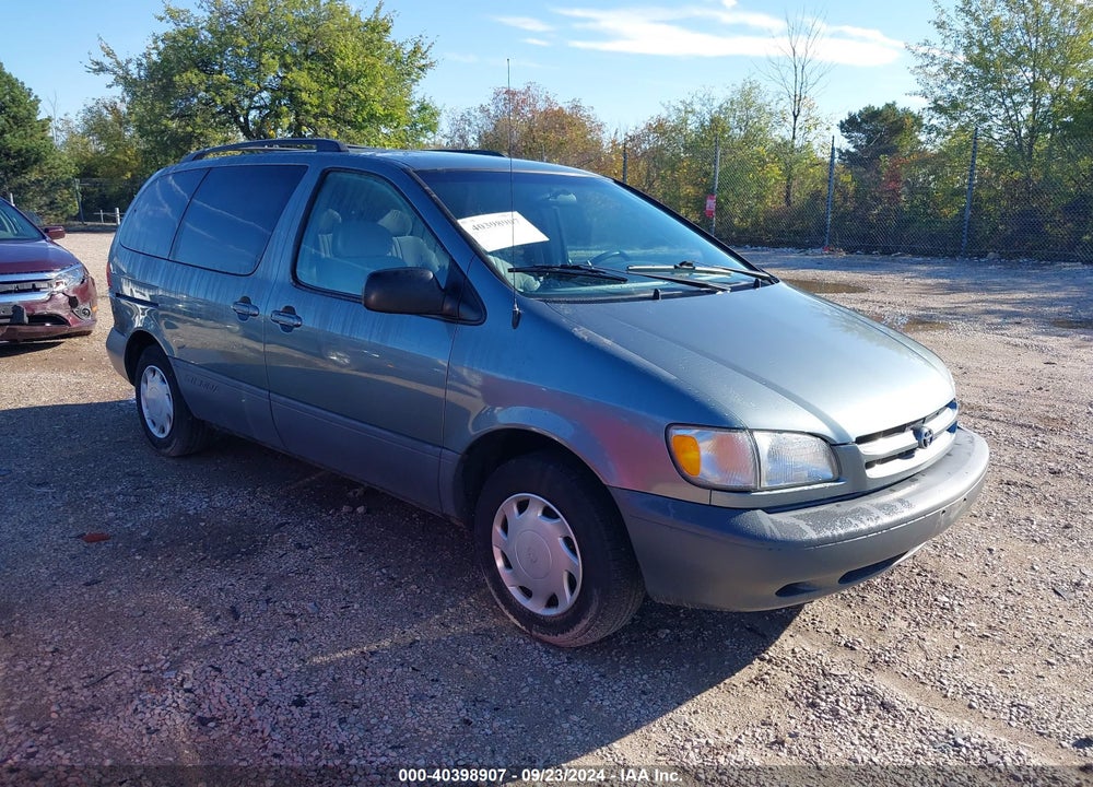 2000 TOYOTA SIENNA LE VIN: 4T3ZF13C4YU199563
