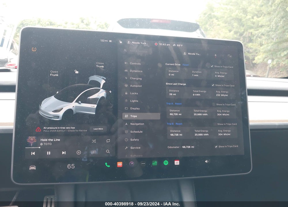 2021 TESLA MODEL 3 PERFORMANCE DUAL MOTOR ALL-WHEEL DRIVE VIN: 5YJ3E1EC6MF850875