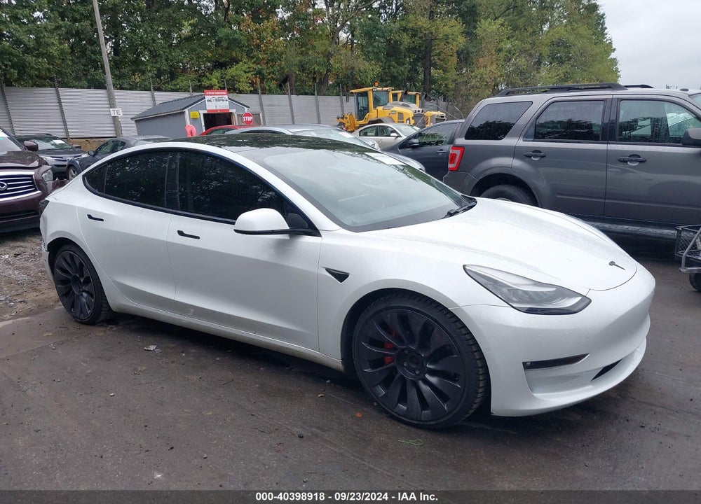 2021 TESLA MODEL 3 PERFORMANCE DUAL MOTOR ALL-WHEEL DRIVE VIN: 5YJ3E1EC6MF850875