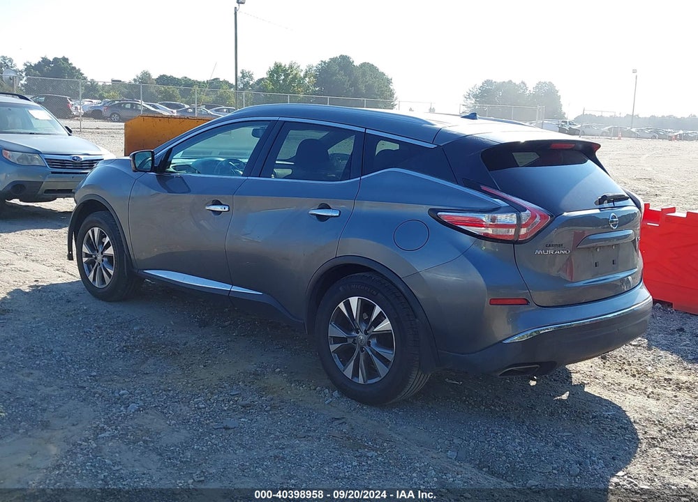 2015 NISSAN MURANO SL VIN: 5N1AZ2MG3FN205607