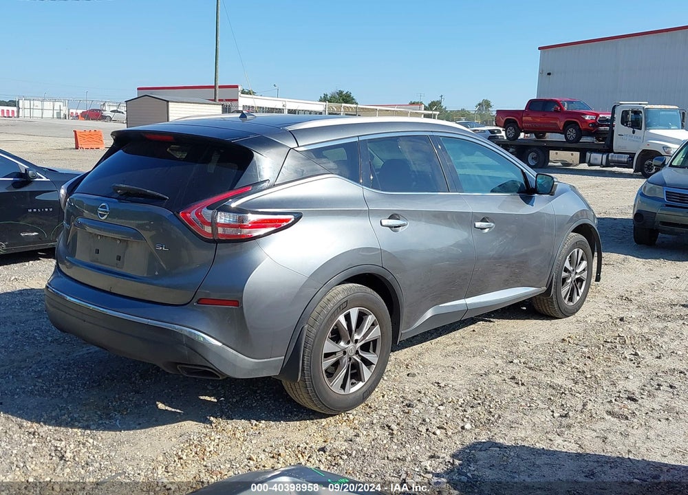 2015 NISSAN MURANO SL VIN: 5N1AZ2MG3FN205607