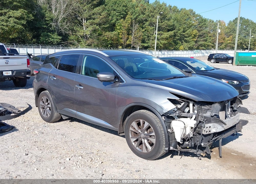 2015 NISSAN MURANO SL VIN: 5N1AZ2MG3FN205607