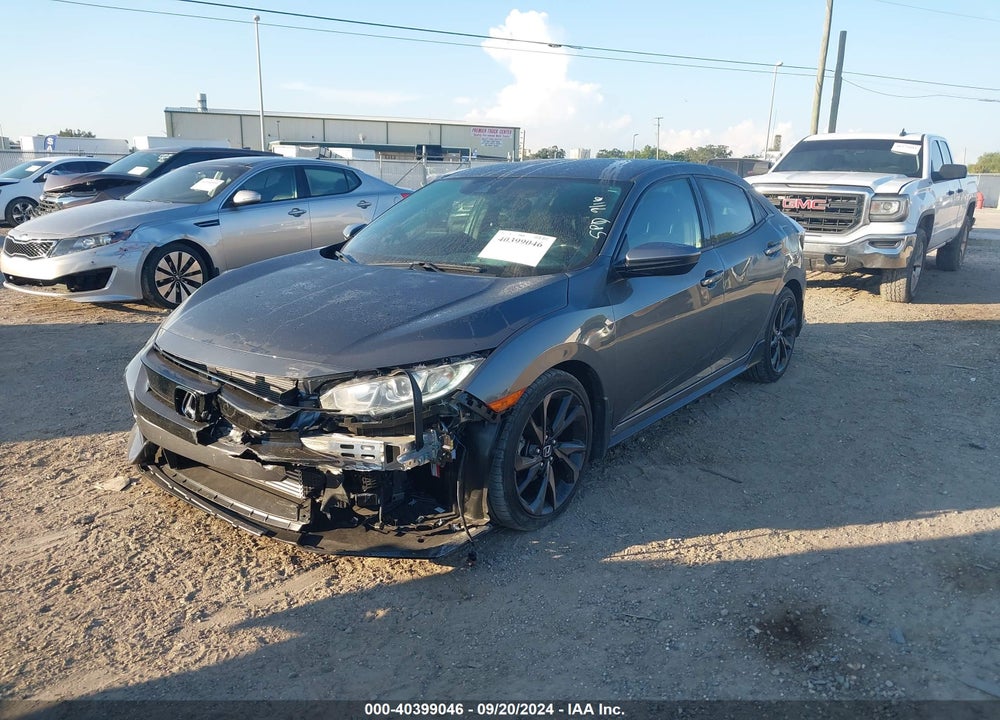 2019 HONDA CIVIC SPORT VIN: SHHFK7H48KU215567