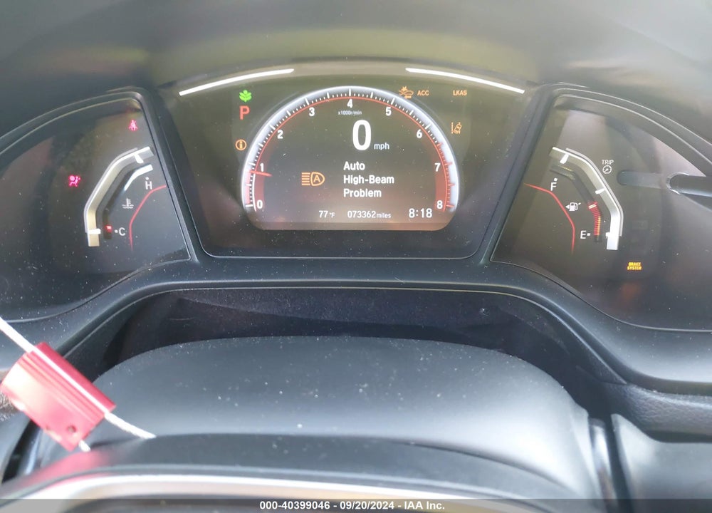2019 HONDA CIVIC SPORT VIN: SHHFK7H48KU215567