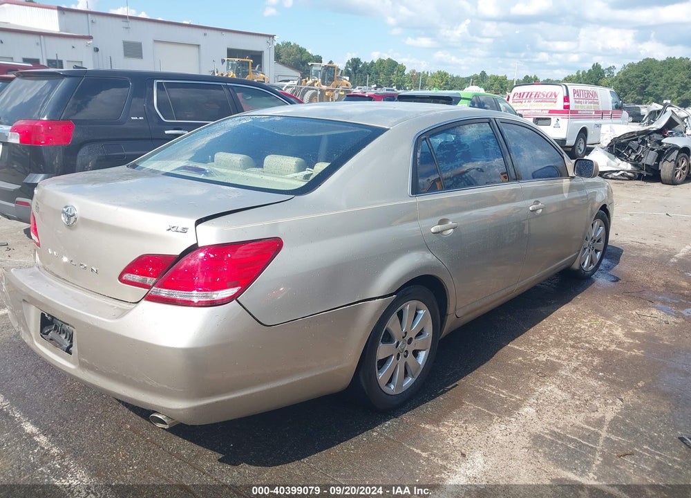2006 TOYOTA AVALON XLS VIN: 4T1BK36B36U081506