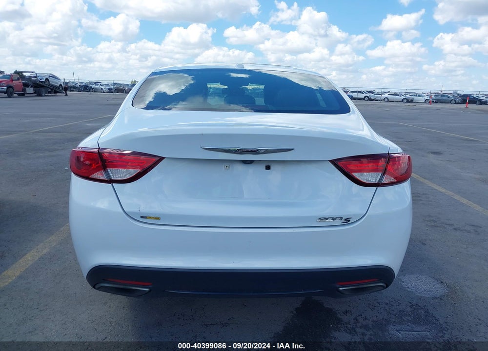 2016 CHRYSLER 200 S VIN: 1C3CCCBB8GN158320