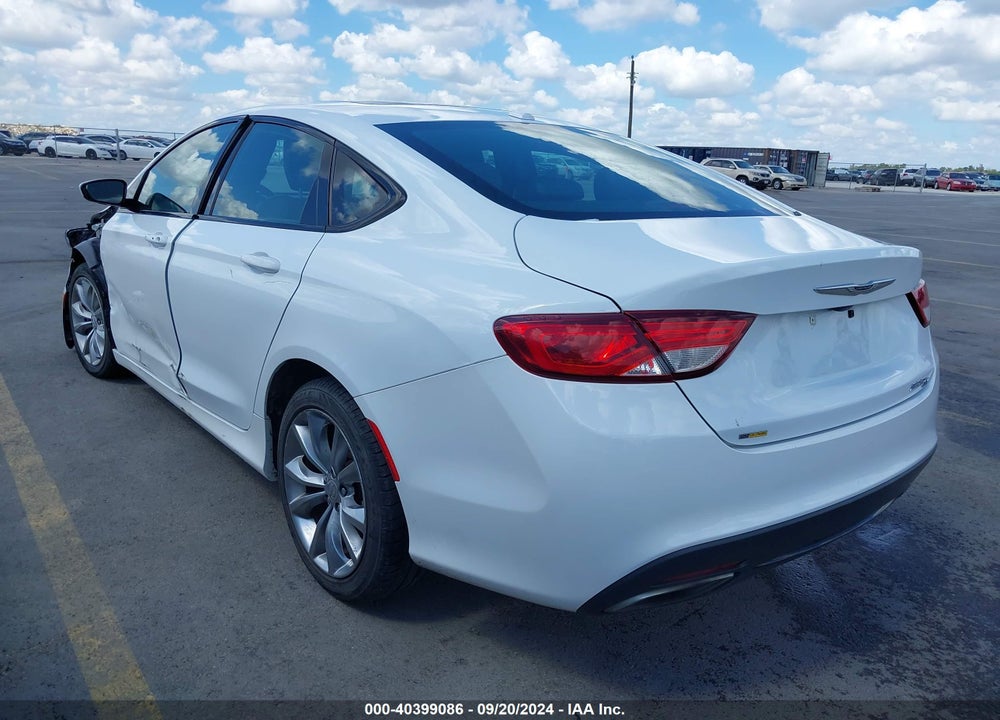 2016 CHRYSLER 200 S VIN: 1C3CCCBB8GN158320