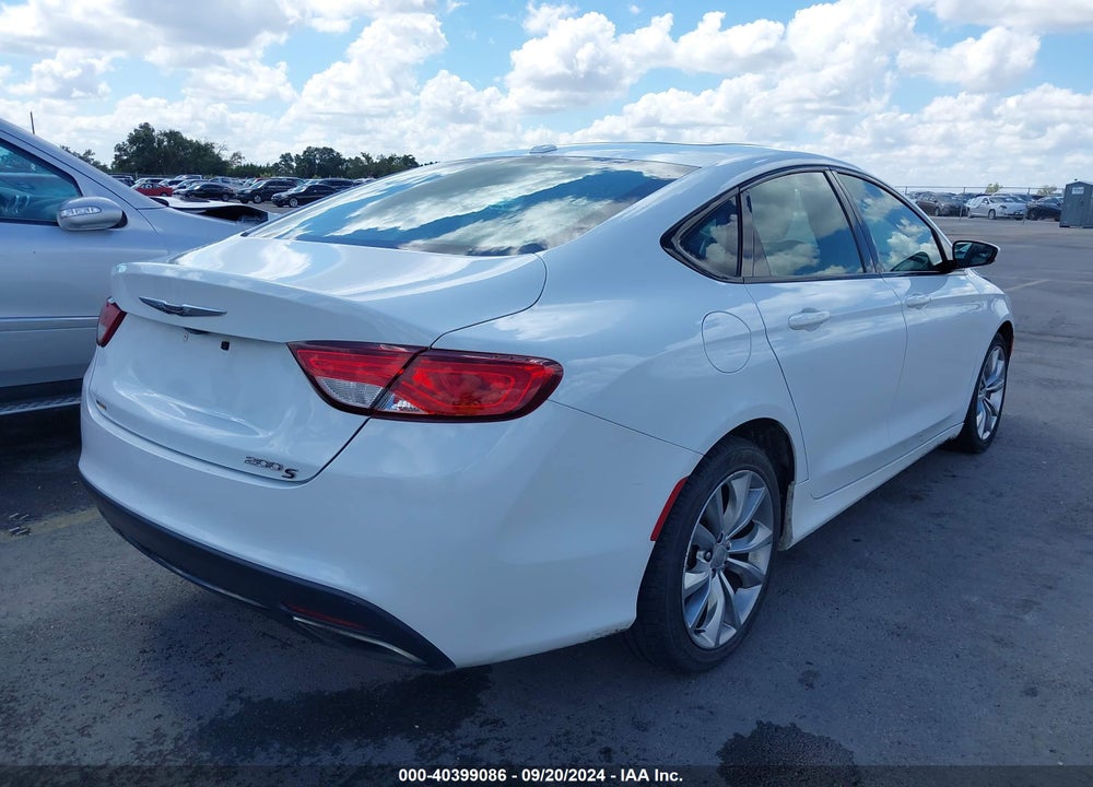 2016 CHRYSLER 200 S VIN: 1C3CCCBB8GN158320