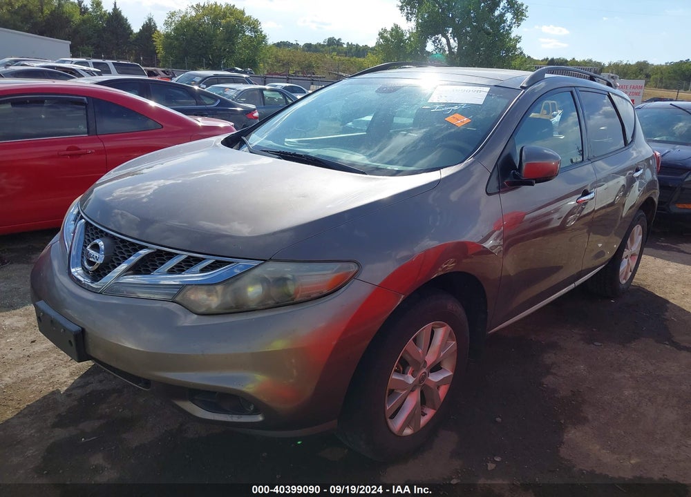 2011 NISSAN MURANO SL VIN: JN8AZ1MU7BW062979