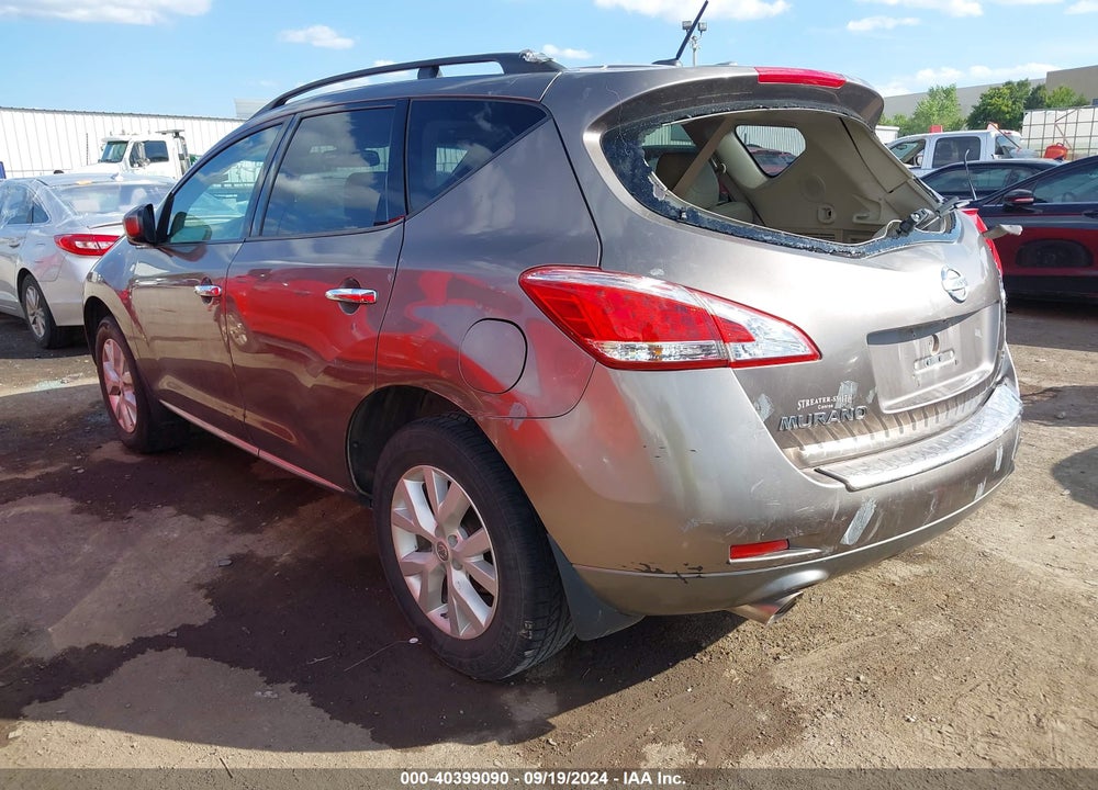 2011 NISSAN MURANO SL VIN: JN8AZ1MU7BW062979