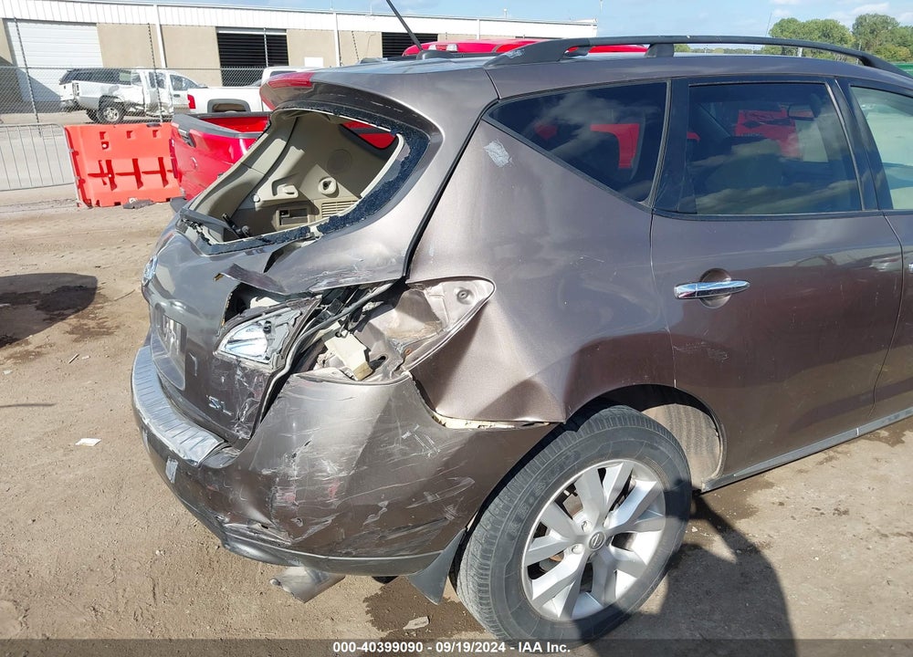 2011 NISSAN MURANO SL VIN: JN8AZ1MU7BW062979