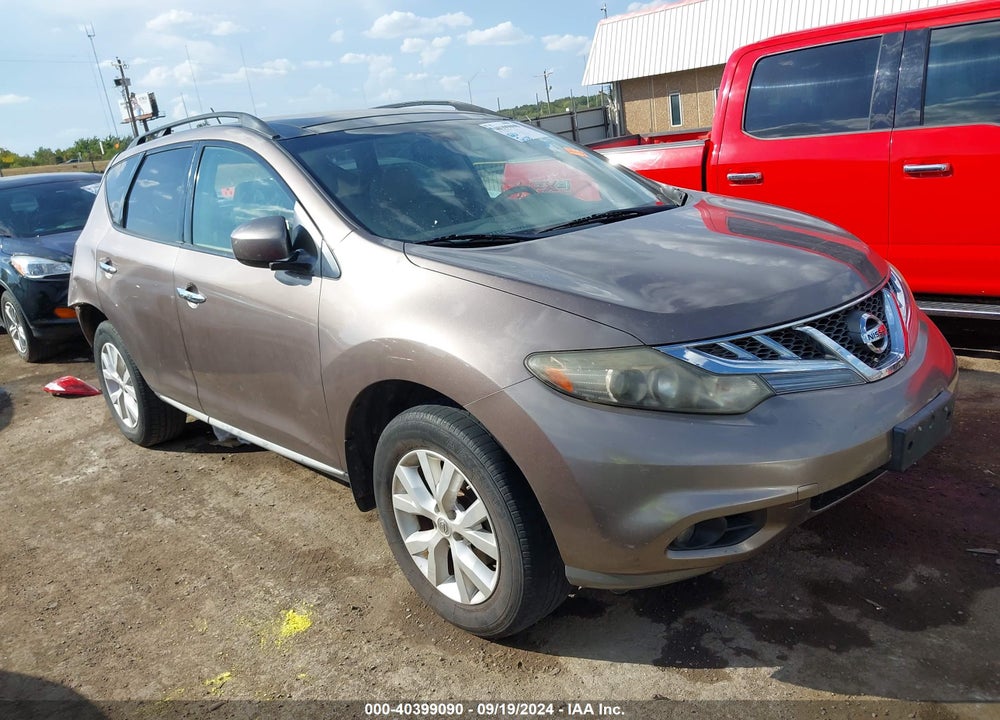 2011 NISSAN MURANO SL VIN: JN8AZ1MU7BW062979