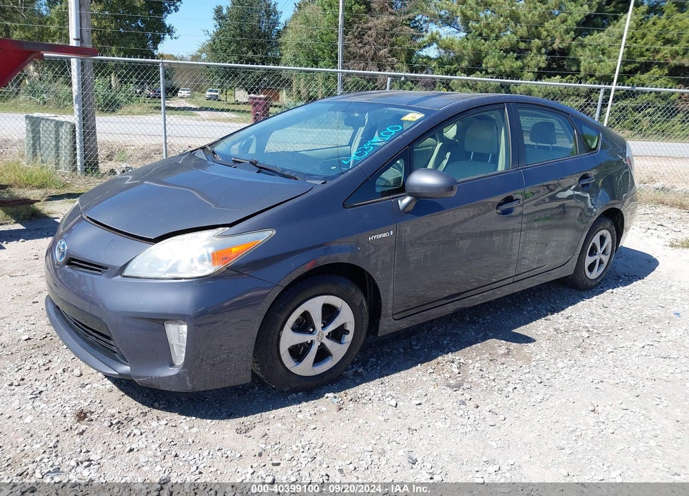 2012 TOYOTA PRIUS TWO VIN: JTDKN3DU6C1557308