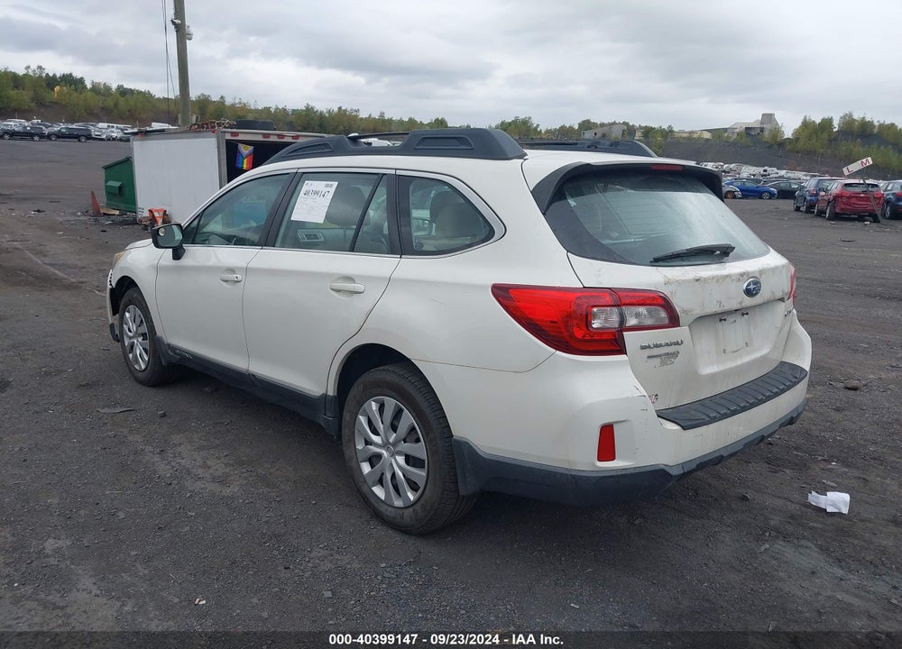 2015 SUBARU OUTBACK 2.5I VIN: 4S4BSBAC5F3307769