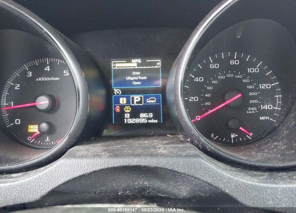 2015 SUBARU OUTBACK 2.5I VIN: 4S4BSBAC5F3307769