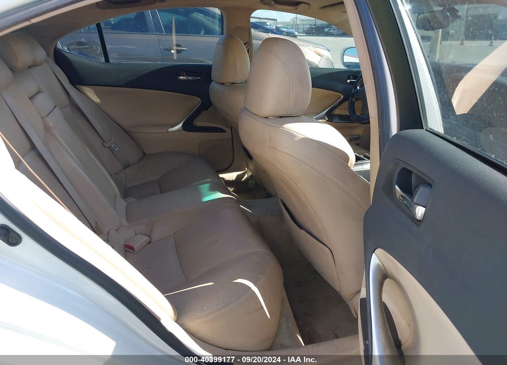 2007 LEXUS IS 250 VIN: JTHBK262172048398