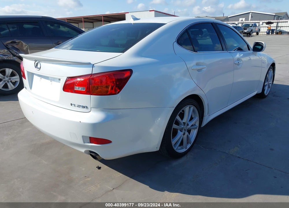 2007 LEXUS IS 250 VIN: JTHBK262172048398