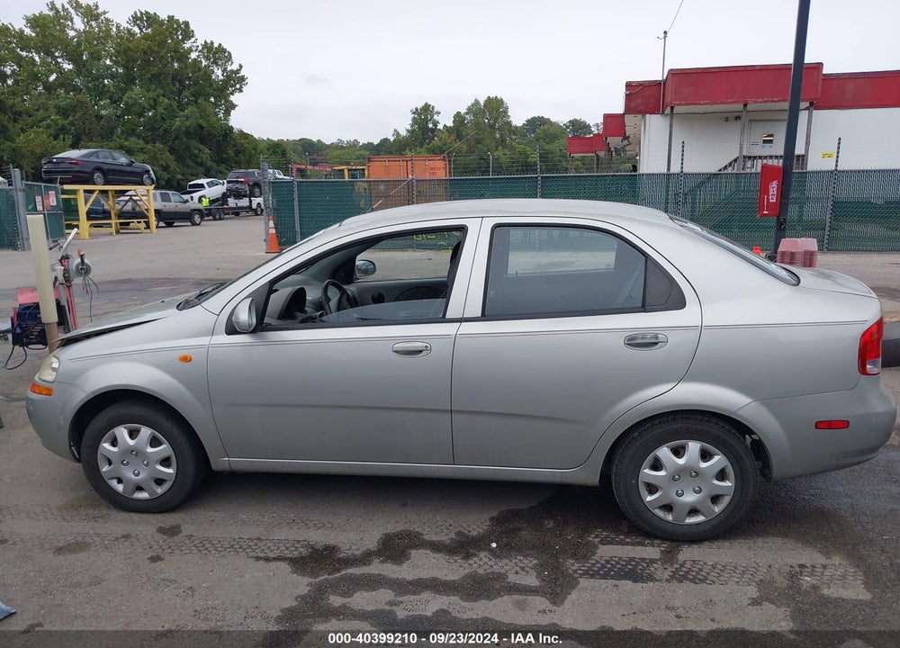 2004 CHEVROLET AVEO VIN: KL1TD52674B221869