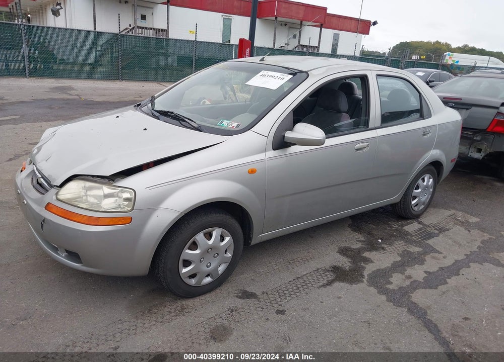 2004 CHEVROLET AVEO VIN: KL1TD52674B221869