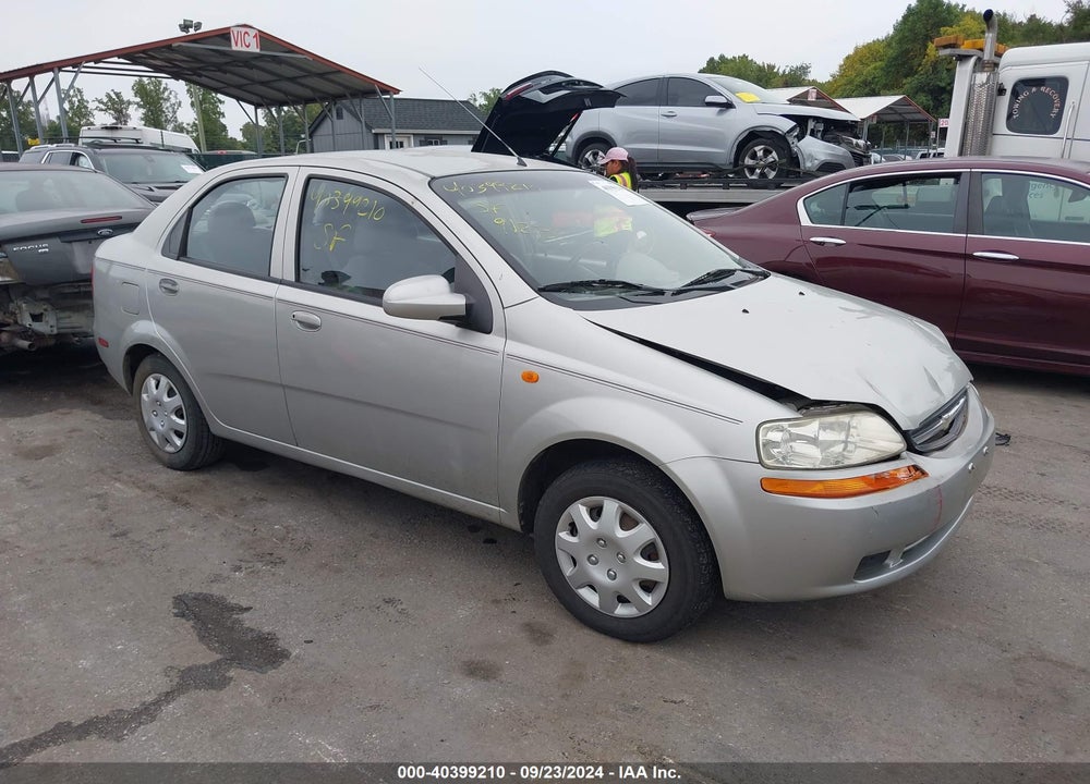 2004 CHEVROLET AVEO VIN: KL1TD52674B221869