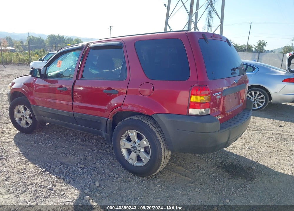 2007 FORD ESCAPE XLT/XLT SPORT VIN: 1FMYU93107KA23787