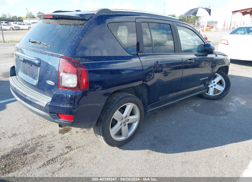 2014 JEEP COMPASS HIGH ALTITUDE VIN: 1C4NJCEA6ED672442