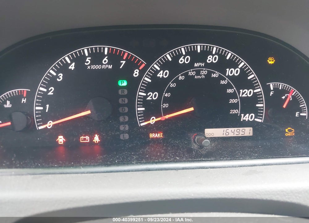 2005 TOYOTA CAMRY XLE V6 VIN: 4T1BF32K85U620517