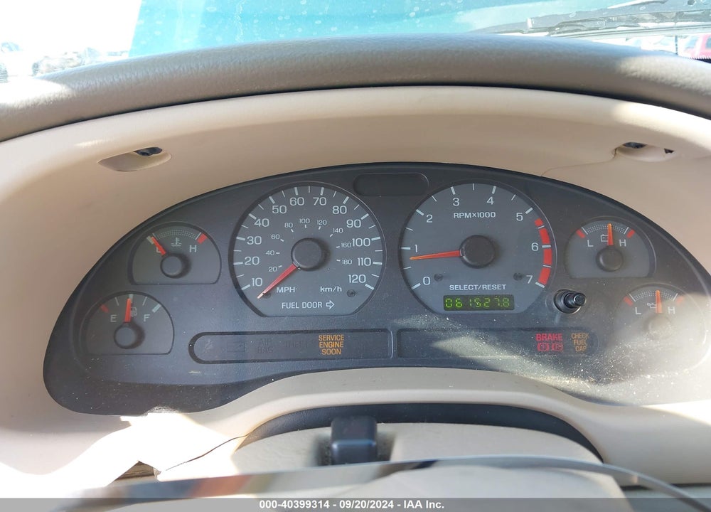 2001 FORD MUSTANG VIN: 1FAFP40491F148460