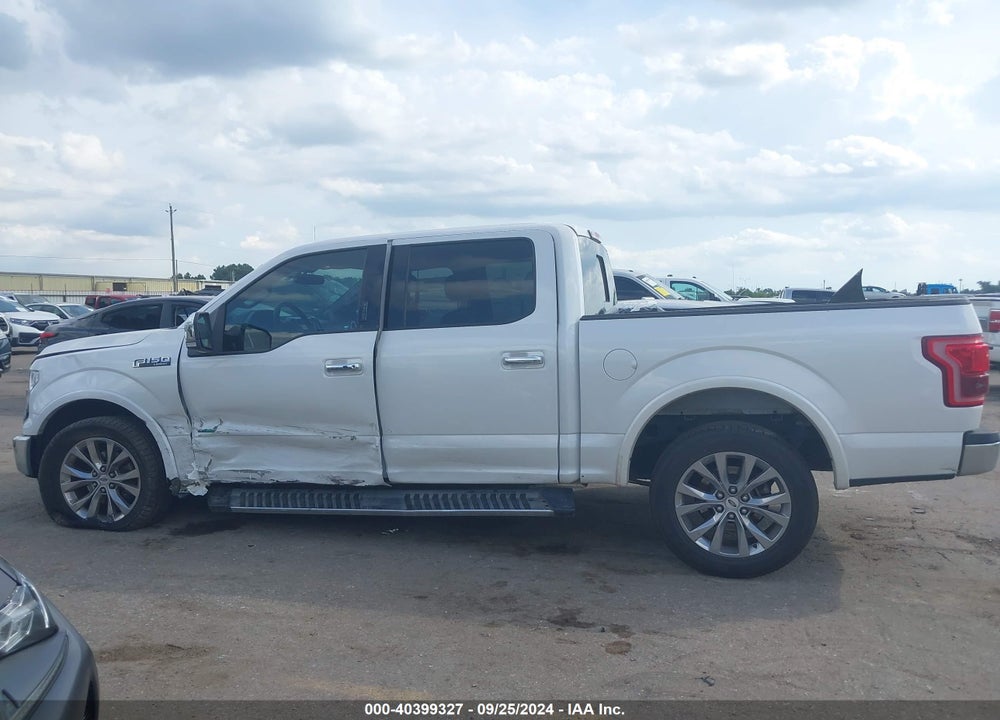 2015 FORD F-150 LARIAT VIN: 1FTEW1CG2FKE37417