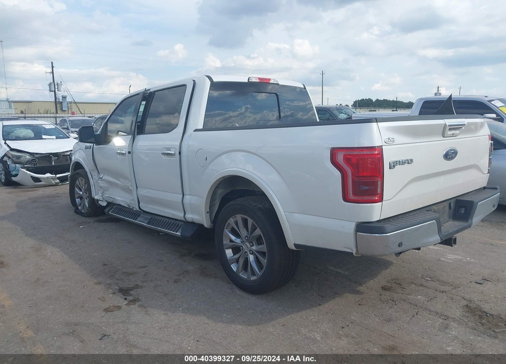 2015 FORD F-150 LARIAT VIN: 1FTEW1CG2FKE37417