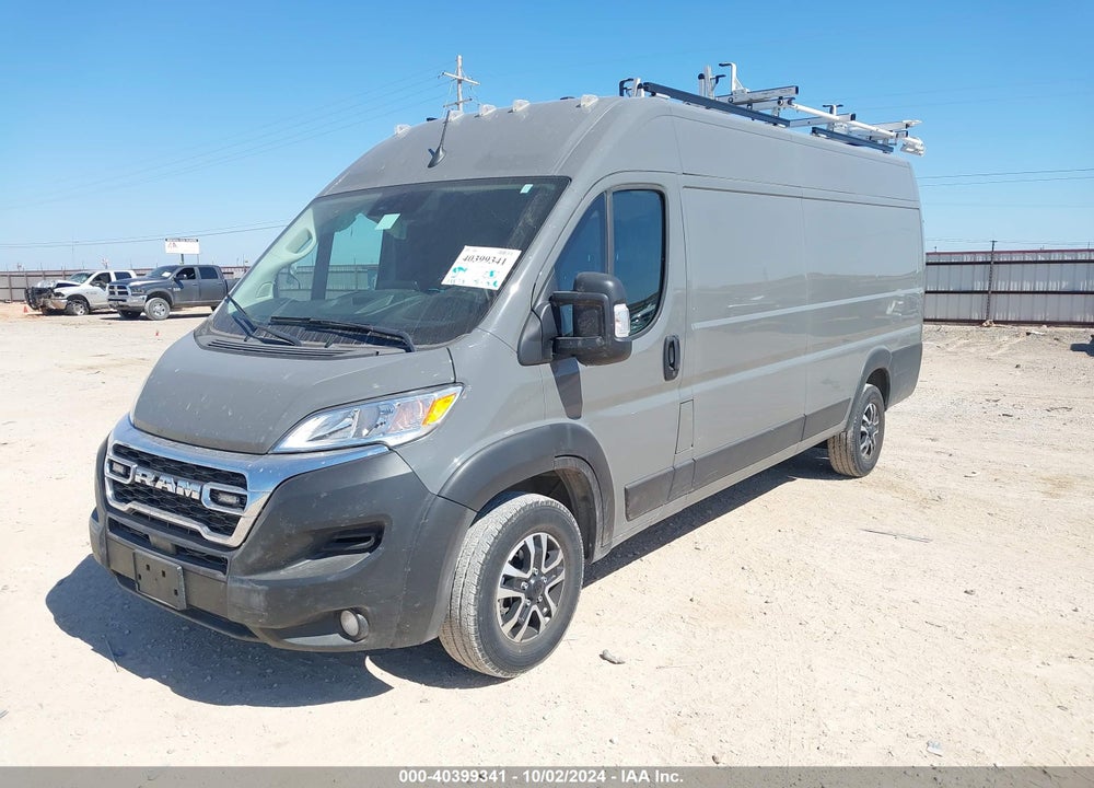 2023 RAM PROMASTER 3500 CARGO VAN HIGH ROOF 159 WB EXT VIN: 3C6MRVJG3PE544341