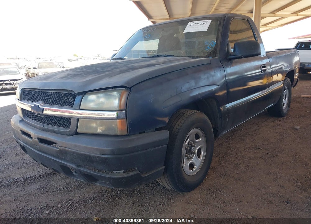 2004 CHEVROLET SILVERADO 1500 WORK TRUCK VIN: 1GCEC14X34Z233494