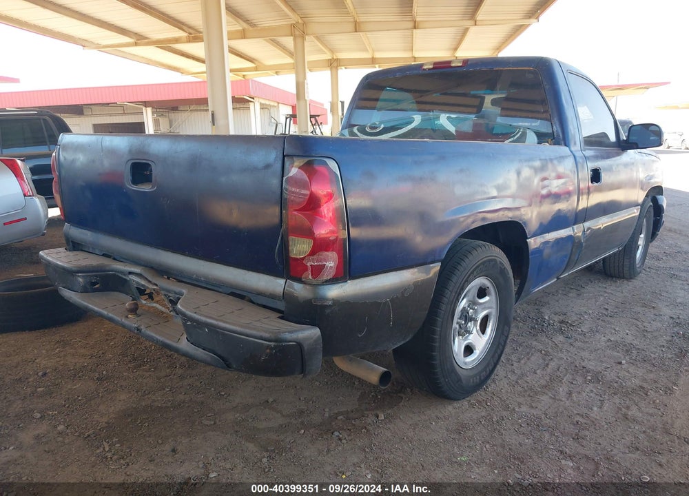2004 CHEVROLET SILVERADO 1500 WORK TRUCK VIN: 1GCEC14X34Z233494