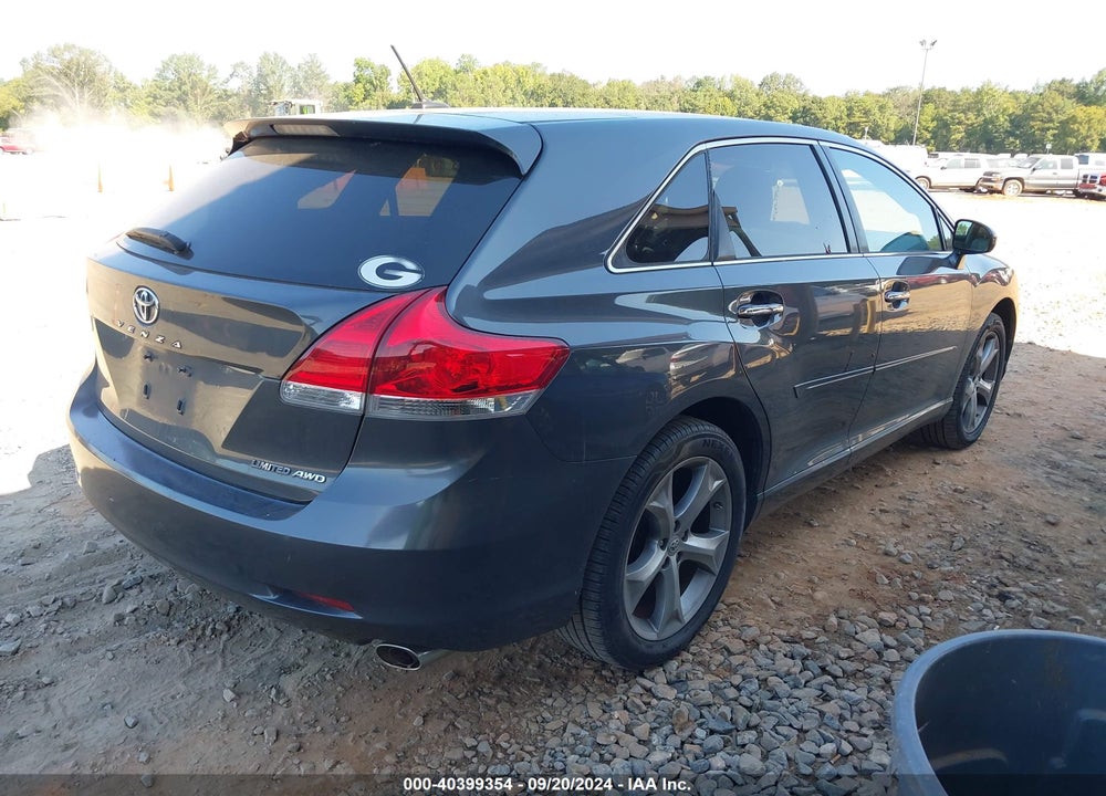 2012 TOYOTA VENZA LIMITED V6 VIN: 4T3BK3BB6CU071352