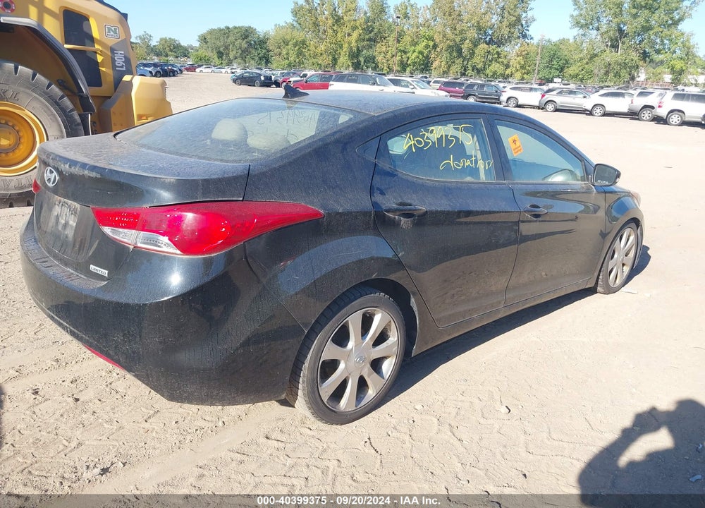 2012 HYUNDAI ELANTRA LIMITED VIN: 5NPDH4AE6CH100977