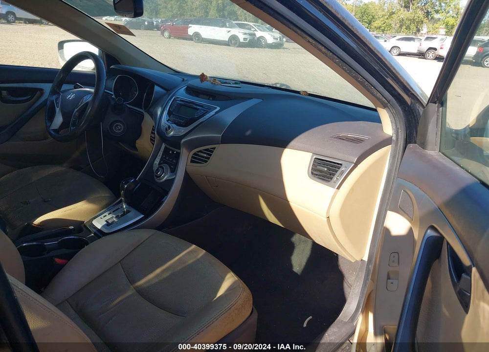 2012 HYUNDAI ELANTRA LIMITED VIN: 5NPDH4AE6CH100977