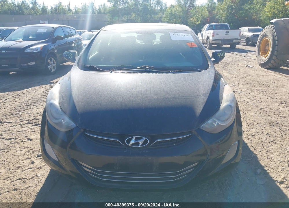 2012 HYUNDAI ELANTRA LIMITED VIN: 5NPDH4AE6CH100977
