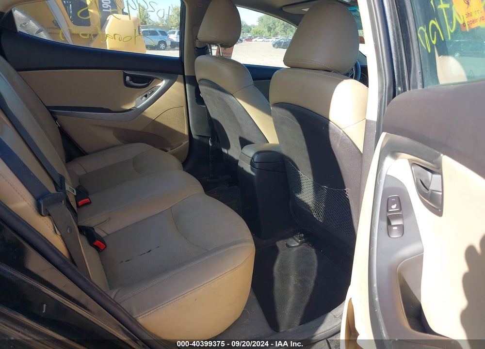 2012 HYUNDAI ELANTRA LIMITED VIN: 5NPDH4AE6CH100977