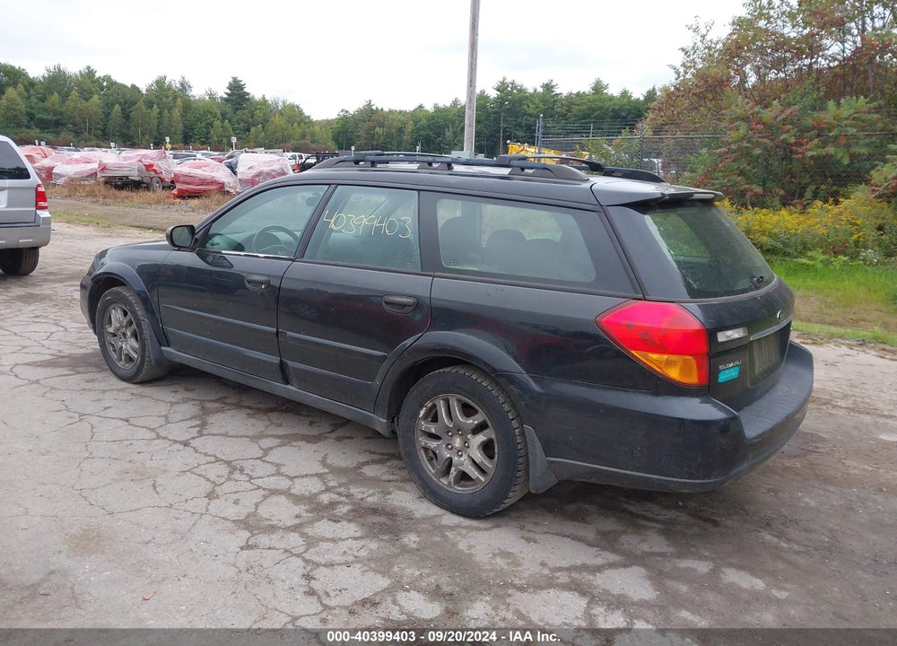 2005 SUBARU OUTBACK 2.5I VIN: 4S4BP61C257318955