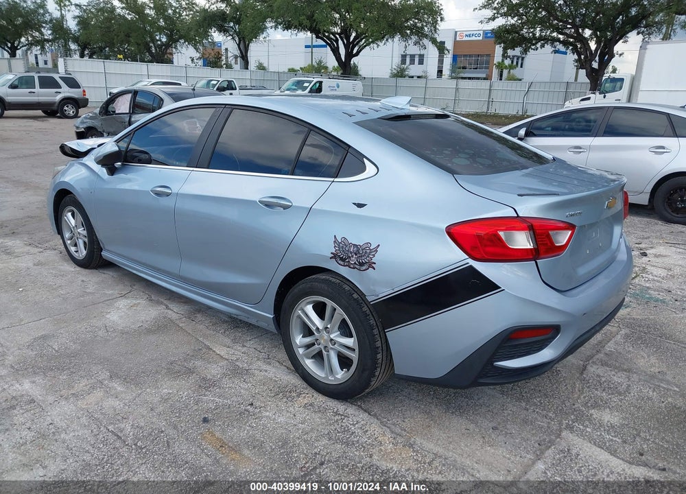 2018 CHEVROLET CRUZE LT AUTO VIN: 1G1BE5SM6J7125187