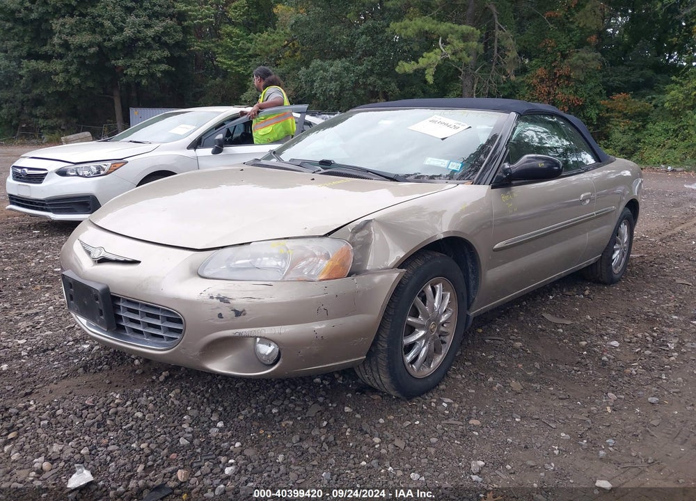 2002 CHRYSLER SEBRING LIMITED VIN: 1C3EL65R22N184570