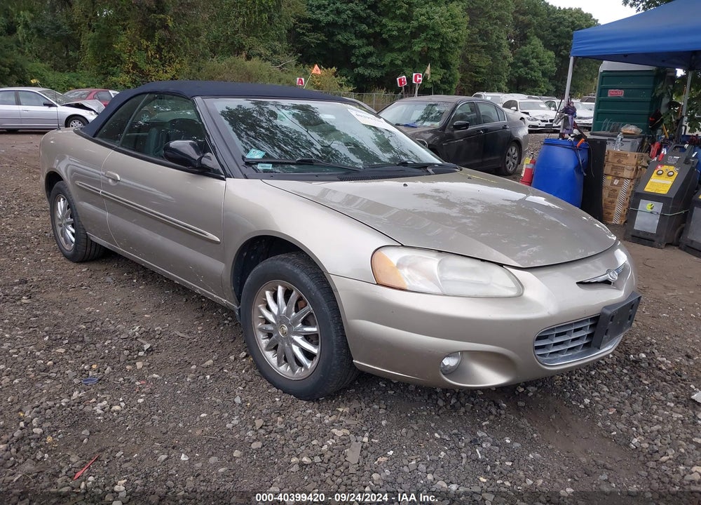 2002 CHRYSLER SEBRING LIMITED VIN: 1C3EL65R22N184570