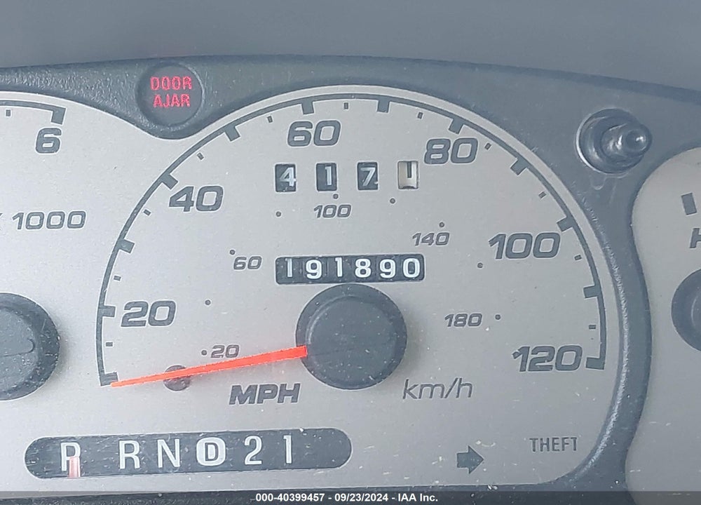 2003 RANGER FORD  EDGE/TREMOR/XLT VIN: 1FTYR44VX3TA14626