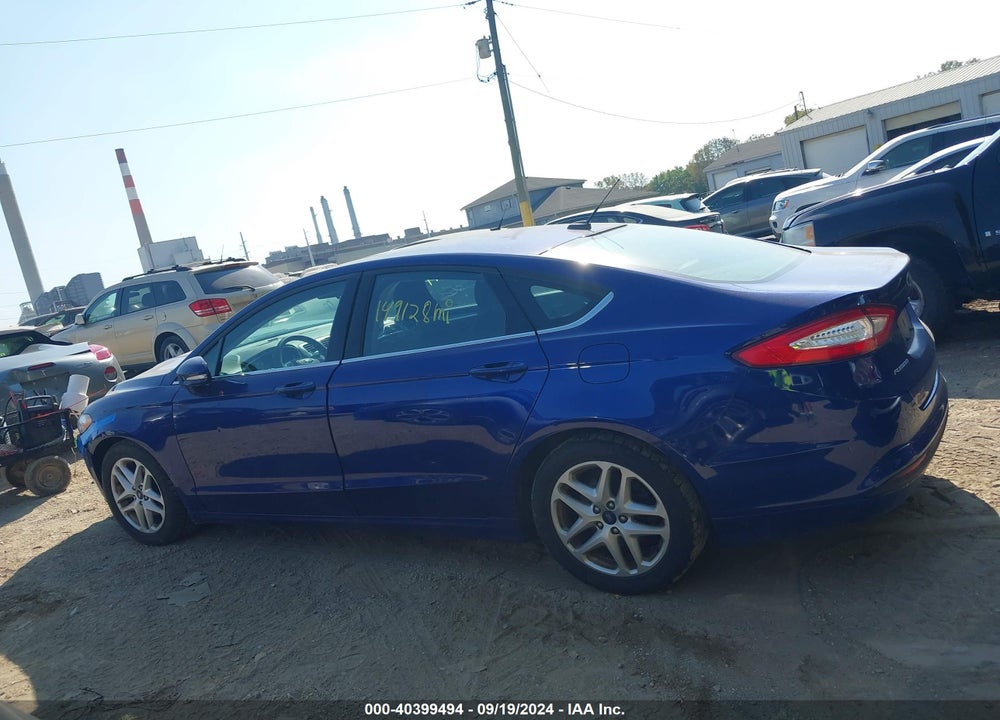 2016 FORD FUSION SE VIN: 3FA6P0H73GR197401